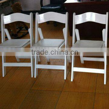 High Quality White Wedding Wooden Folding Chair