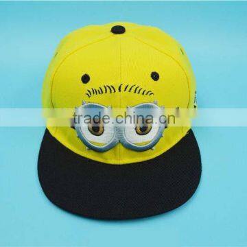 fashion minions snapback cap flat bill cap minions logo