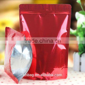 Stand Up Aluminum Foil Zipper Bag For Packing Food