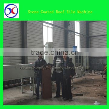 Stone Coated metal roof tile production line popular in Africa!