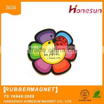 China supplier soft flexible Round Rubber fridge Magnets wholesale