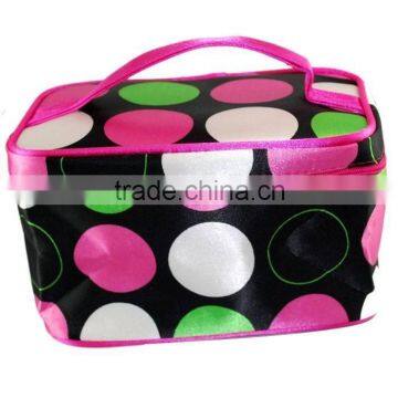 Satin cosmetic bag/travel cosmetic bag/make-up bags organizer