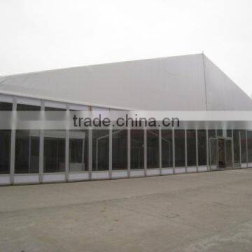 trade fair tent with high peak