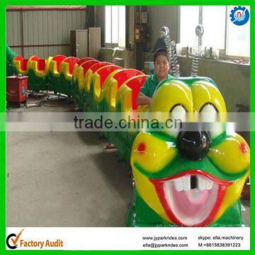 playground equipment kids fun fair rides / electric ride on train / worm train