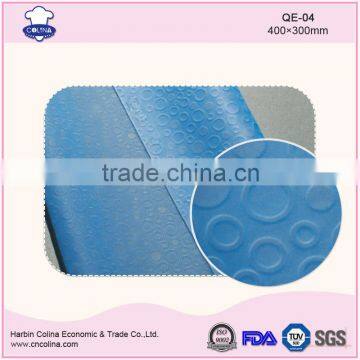 400x300mm Embossed Round Silicone Mat