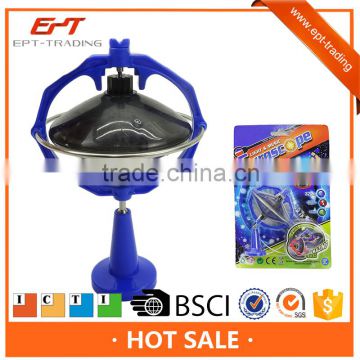 Hot selling spinning top peg-top toys with light