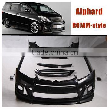 Alphard body kits fit for Alphard changing into ROJAM style