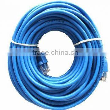 Hot Selling Bare Copper 3M RJ45 CAT6 Blue Color Flat Ethernet Cable Utp Patch Cord photo-2