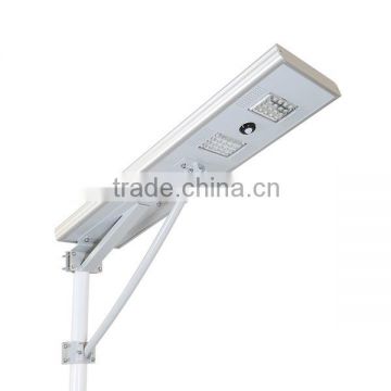 30W All in one solar integrated LED street garden light