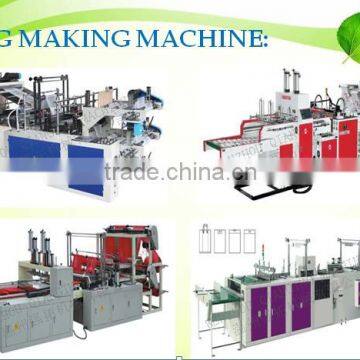 Servo motor driven good quality plastic carry bag making machine price