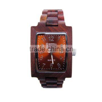 2014 waterproof wood watches origianal import raw material wood men watches