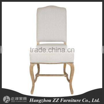 France Solid wood Uphostered simple design modern hot sale dining chair