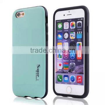 Guangzhou Factory Price Fashion Cell Phone Case Cover TPU+PC Gloss Finish 10 Color Mobile Phone Shell For IPhone 6 / 6S Plus photo-6