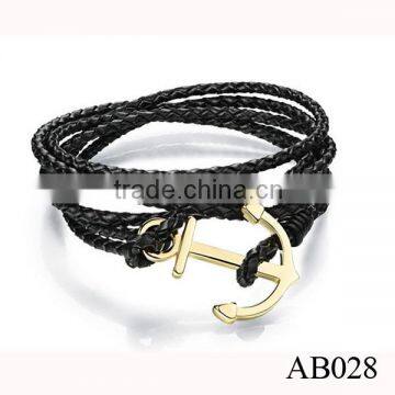 2016 Newest Laether Braceelt Chrome Cross Bracelet for Fashion Girl photo-3