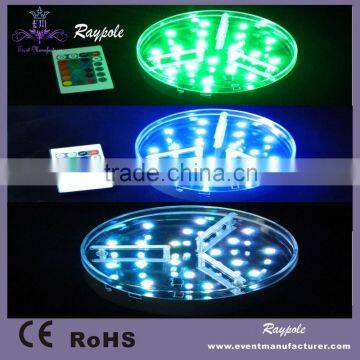 Battery Operated Multi-Color LED Bottle Base for Wine