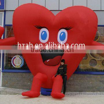 Giant Inflatable Heart Shaped Cartoon Decoration