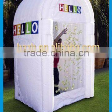 Inflatable Grabbing Money Booth/ Inflatable Cash Machine