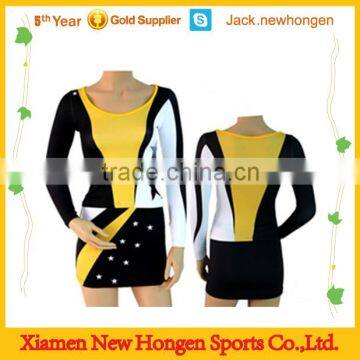 Italy ink sublimation making cheerleading jerseys\cheerleading uniforms