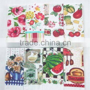 2016 custom printed kitchen towels wholesaler and supplier