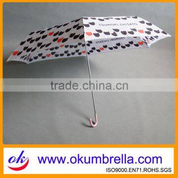 new imprint crook handle foldable bag umbrella