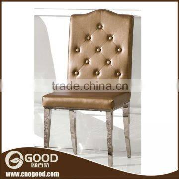 High Class Modern Wholesale Metal Frame Stackable Hotle Chair /Banquet Chair OB309