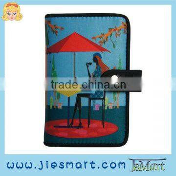 JSMART card holder photo bag sublimation custom office fabric printing microfiber