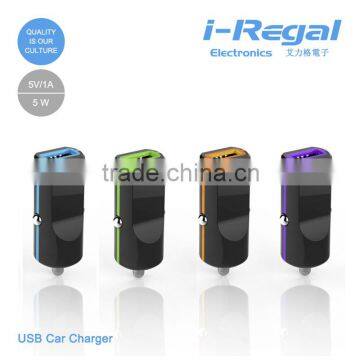 Big sale use for phone or tablet 1-port mini charger,usb car adapter