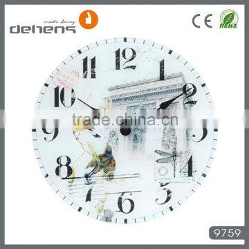 Wall Glass Painting Clock photo-4