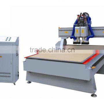 Wood router double head engraving machine with high efficiency