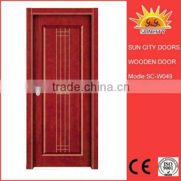 SC-W049 Indian Design Solid Wooden Door
