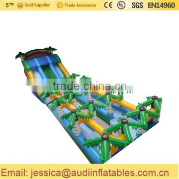 inflatable 20m Tropical Slide with Palm Trees for sale