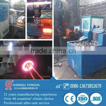 Steel sheet/billets/rods/bars induction heater forging machine