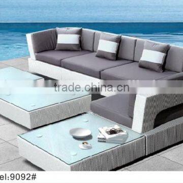 Commercial furniture star hotel sofa & chairs lobby furniture rattan sofa