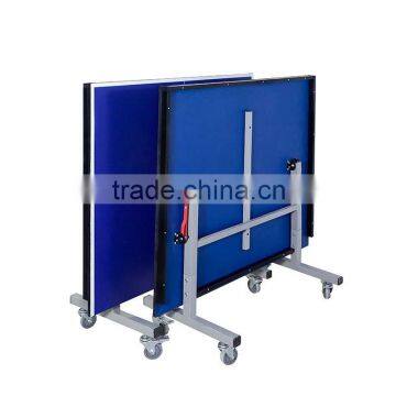 High quality movable single folding indoor table tennis table/ping pong table