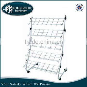 2015 New products four wheel five layers planting metal shelf