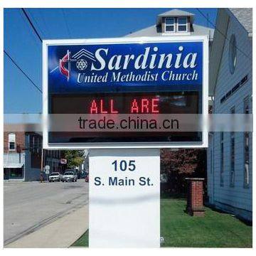 Single Color P12 Outdoor Led Digital Display Signs photo-2