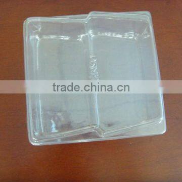 Plastic blister packaging tray