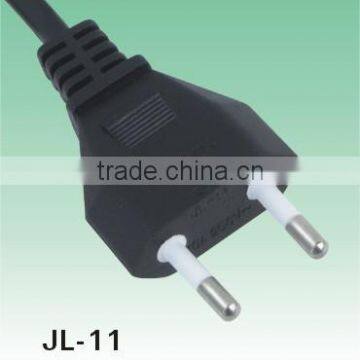 IMQ approved italy 2pin or 3pin power cable