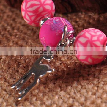 New Style Friendship Bracelets Handmade Jewlery Cute Polymer Clay Beads Bracelet For Children