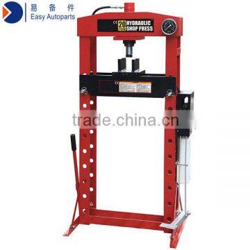 20 ton Hydraulic shop press, 0-1000mm with foot pedal, double speed pump system