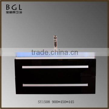 Luxury Bathroom Design Direct Marketing Factory White Painting Wall Mounting Bathroom Vanity photo-2