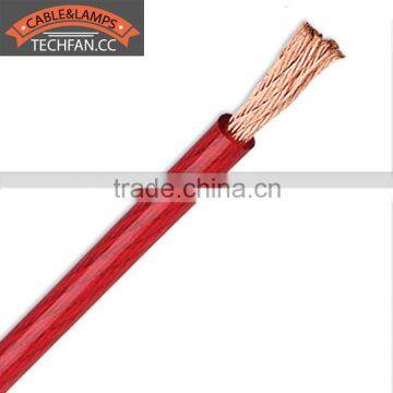 transparent brown pvc power cable copper clad aluminum fire resistant frosted cable 4GA