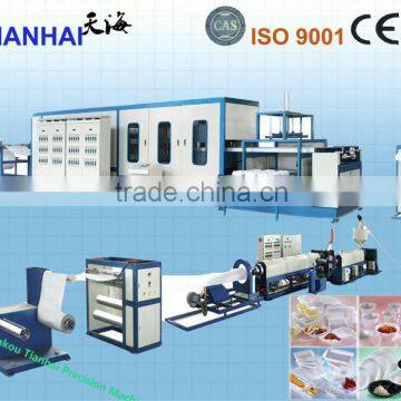 disposable fast food box making machine