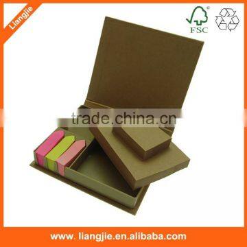 Eco Kraft Paper Arrow Sticky Note Pad in Recycled Case photo-2