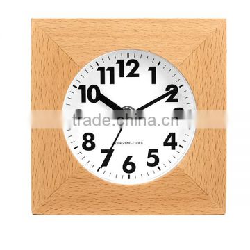 Custom size solid wooden wall & table clock wholesale