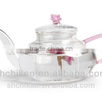 Teapot and Cups/hand Made Glass Tea Set photo-2
