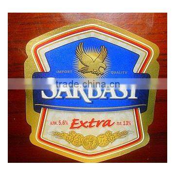 2012metallized paper for beer label