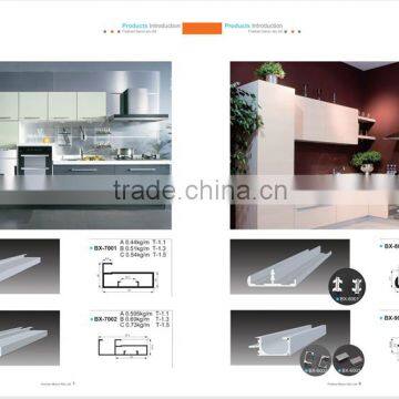 Square Shape and 6000 Series Grade Aluminum Glazing Profile for Wardrobe photo-2