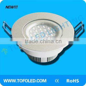 New 7watt led ceilling light with optical lens