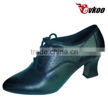 fashionable ladies low heel shoes latest design genuine leather material dance shoes top quality wholesale price